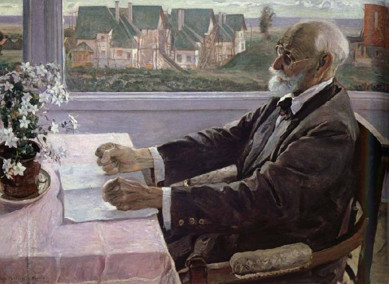 Nesterov Nikolai Stepanovich The portrait of Pavlovian oil painting picture